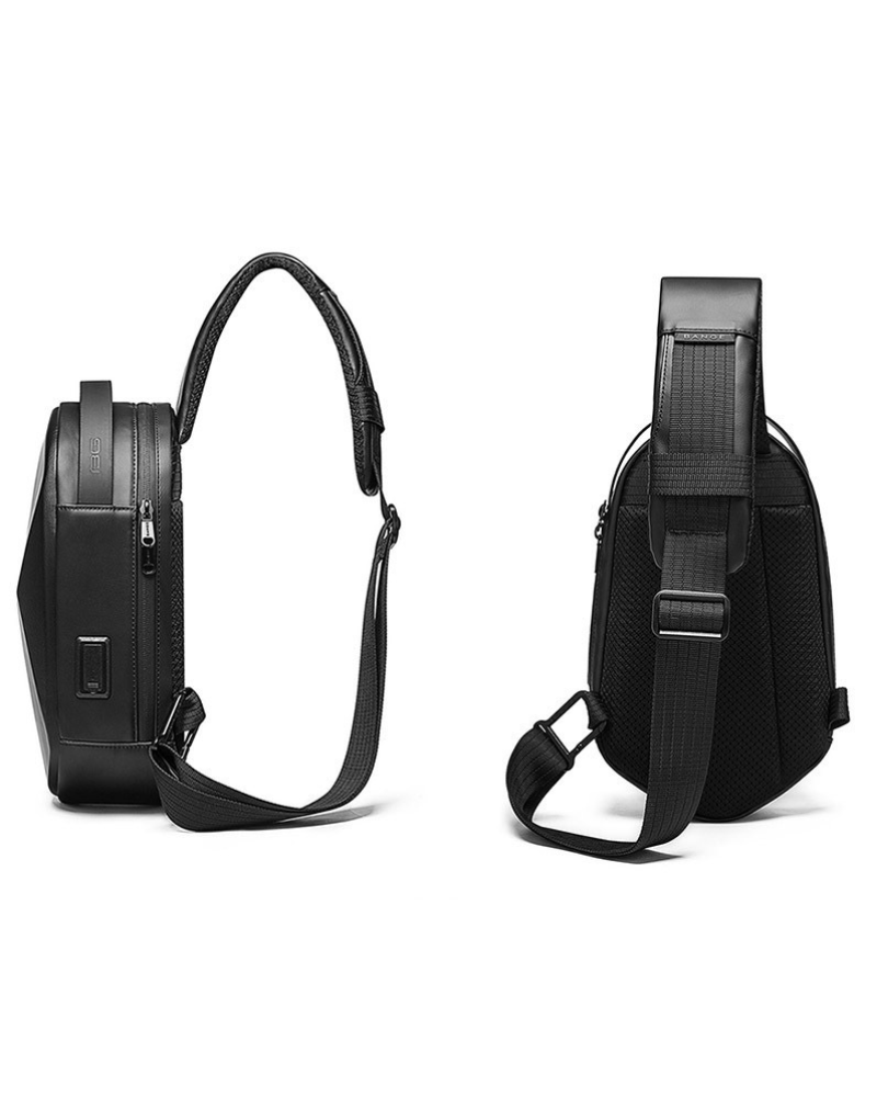 Technical Hard Shell Tech Hard Shell Polyhedron Sling Backpack – Techwear Official