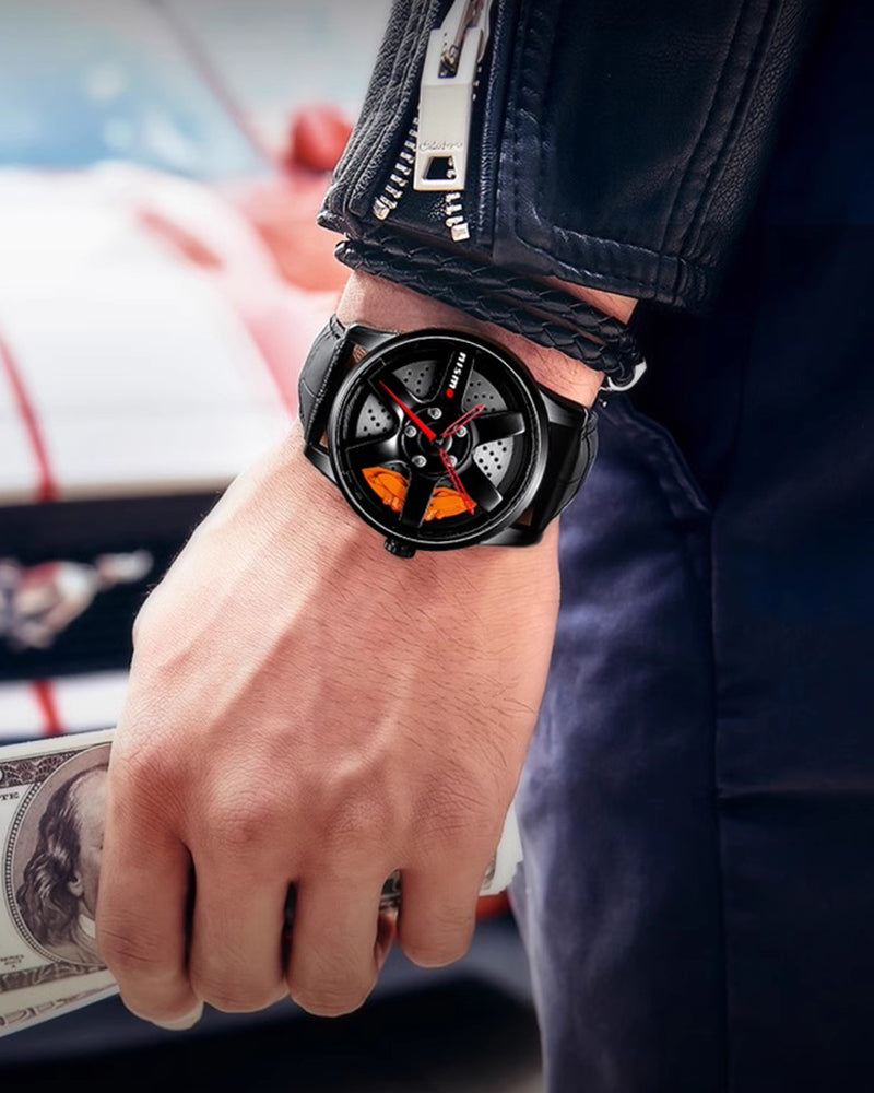 Techwear 3D Hollow Out Spinning Luminous Watch