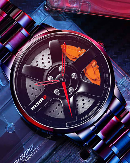 Techwear 3D Hollow Out Spinning Luminous Watch