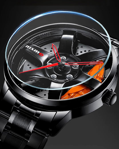 Techwear 3D Hollow Out Spinning Luminous Watch