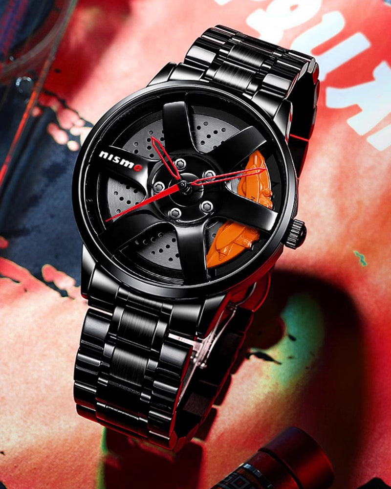 Techwear 3D Hollow Out Spinning Luminous Watch