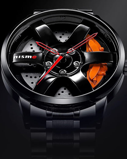 Techwear 3D Hollow Out Spinning Luminous Watch