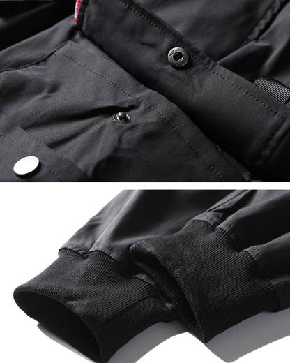 Techwear Black Slim Women Cargo Pants