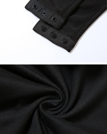 Techwear Bra Shorts Set Cut-out Bodysuit