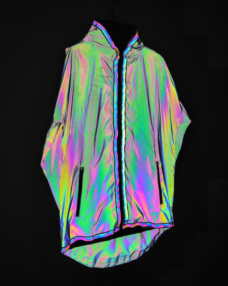 Techwear Colorful Reflective Hooded Jacket – Techwear Official
