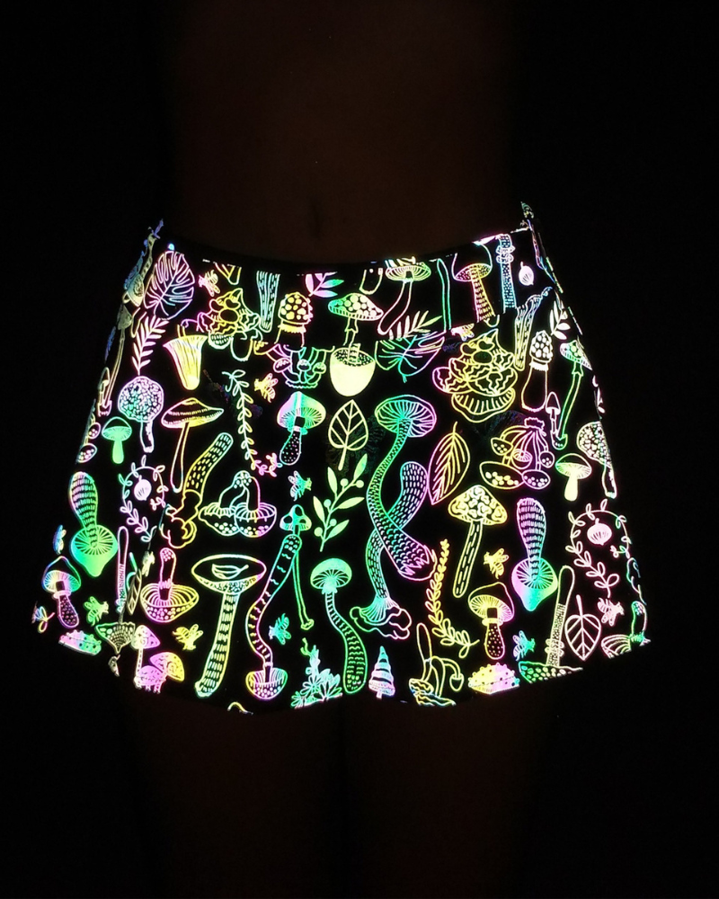 Techwear Colorful Reflective Mens Running Shorts – Techwear Official