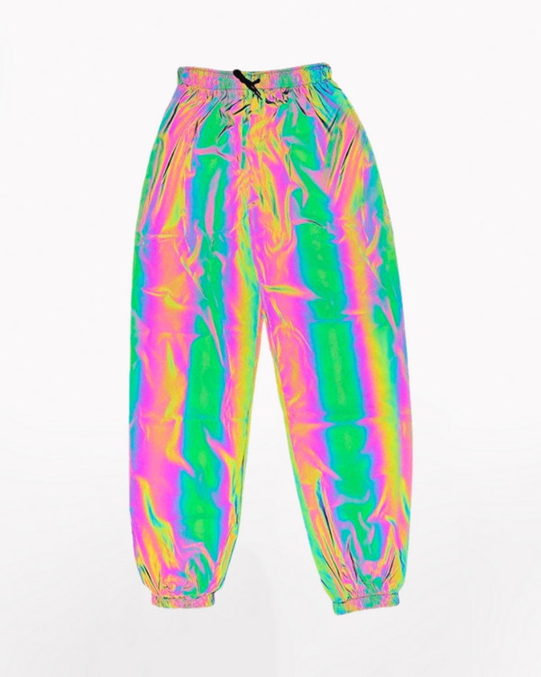 Techwear Colorful Reflective Pants