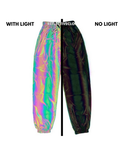 Techwear Colorful Reflective Pants