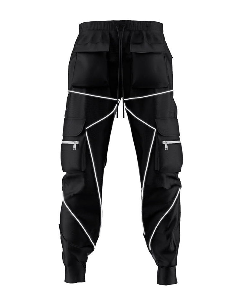 Techwear Combat Reflective Pants|Cargo Pants