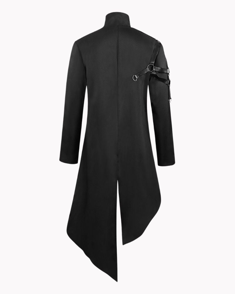 Techwear Costume Irregular Cosplay Long Coat