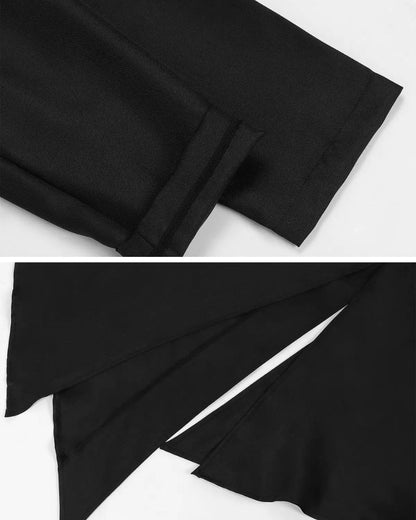 Techwear Costume Irregular Cosplay Long Coat