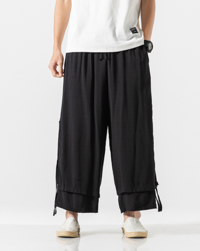Techwear Cotton Hakama Pants