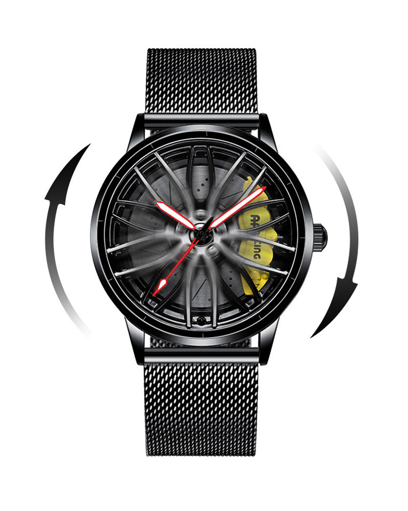 Techwear Coupe AMG488 Spinning Luminous Watch