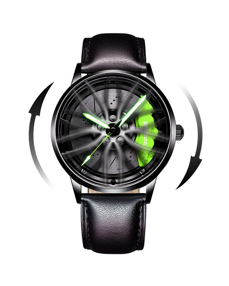 Techwear Coupe AMG488 Spinning Luminous Watch
