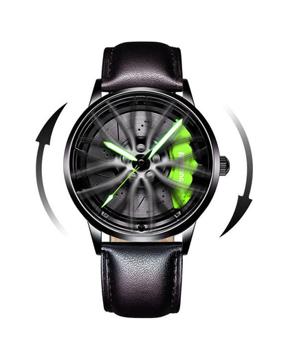 Techwear Coupe AMG488 Spinning Luminous Watch