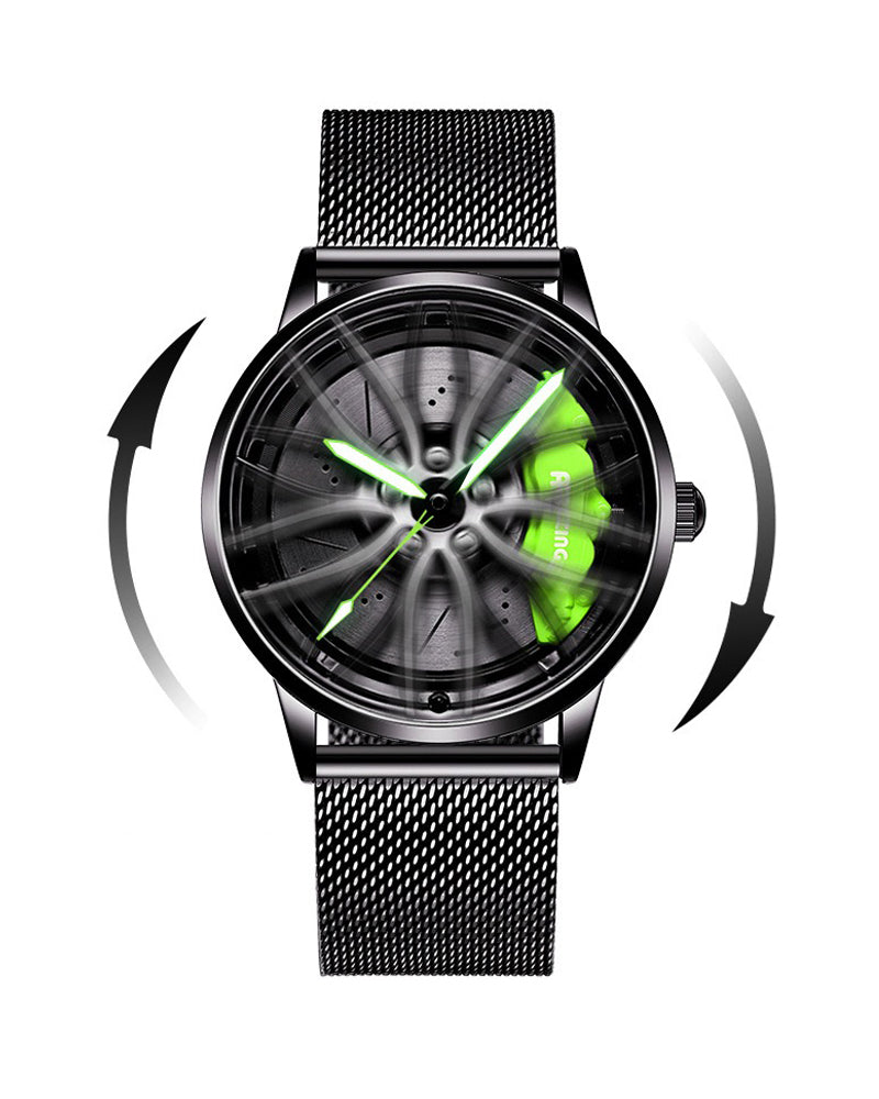 Techwear Coupe AMG488 Spinning Luminous Watch