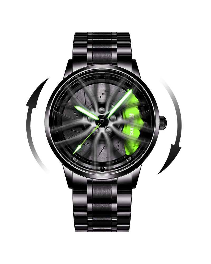 Techwear Coupe AMG488 Spinning Luminous Watch