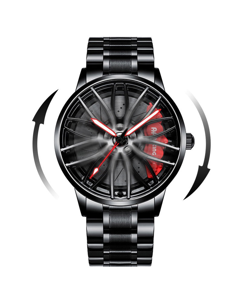 Techwear Coupe AMG488 Spinning Luminous Watch