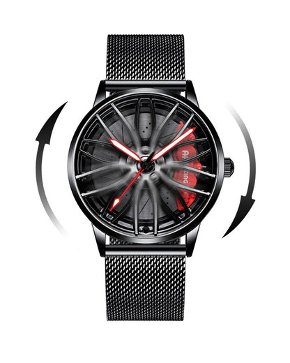 Techwear Coupe AMG488 Spinning Luminous Watch