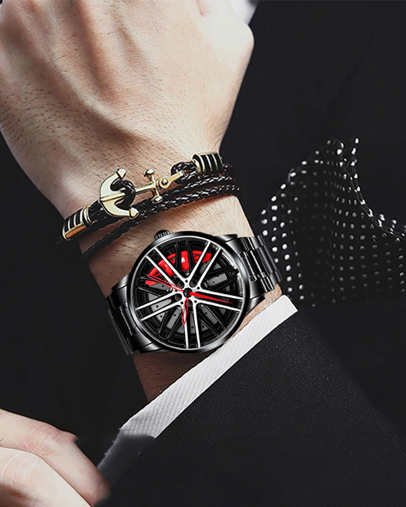 Techwear Coupe Hollow Out Spinning Watch