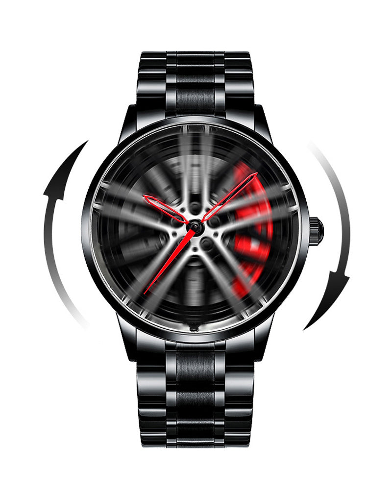 Techwear Coupe Hollow Out Spinning Watch