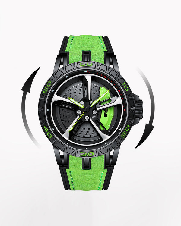 Techwear Coupe RS7 Spinning Luminous Sporty Watch