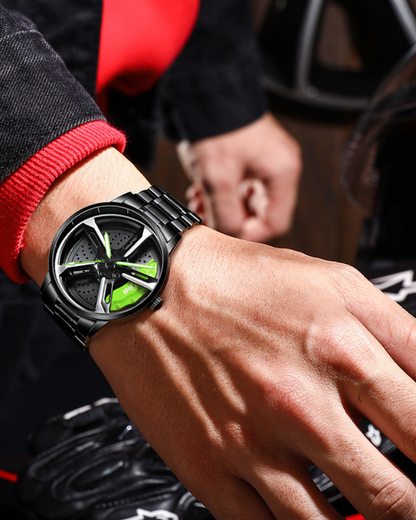 Techwear Coupe RS7 Spinning Luminous Watch