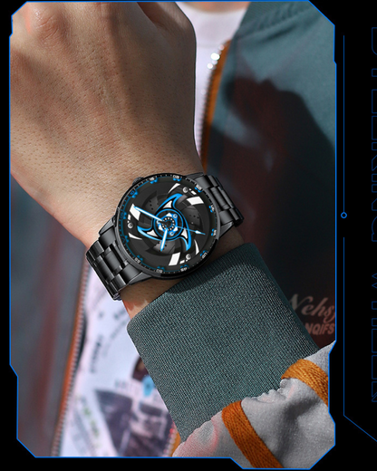 Techwear Coupe Spinning Luminous Watch