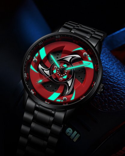 Techwear Coupe Spinning Luminous Watch