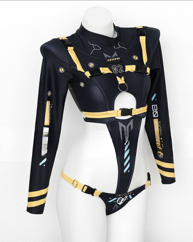 Cyberpunk Cut-out Bodysuit
