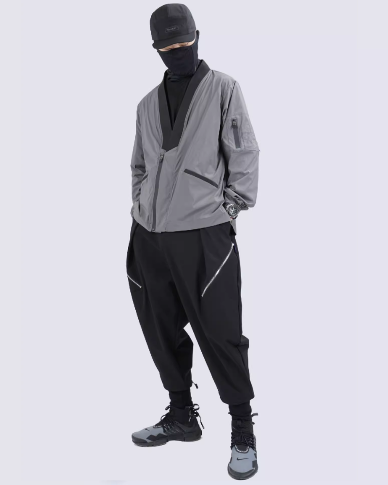 Techwear Fake Two-Piece Hakama Pants