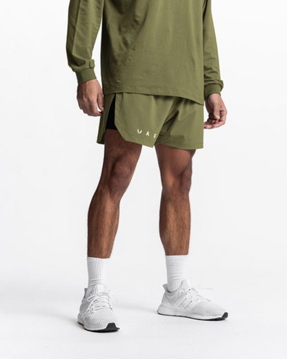 Techwear Double-Layer Mens Workout Shorts