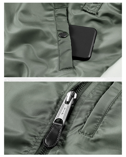 Techwear Embroidered Badge Baseball Jacket