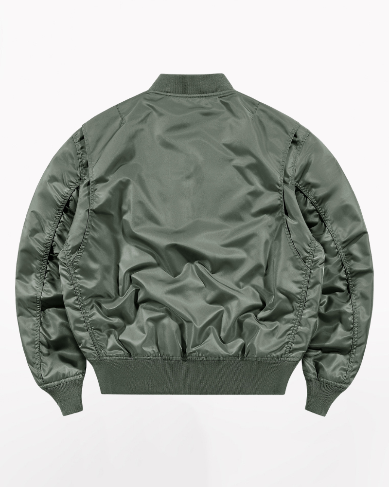 Techwear Embroidered Badge Baseball Jacket