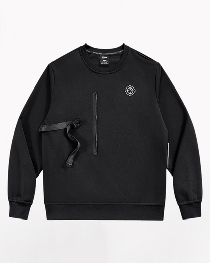 Techwear Fake Two Piece Crewneck Tactical Sweatshirt