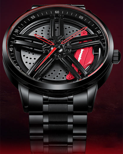 Techwear Fast &amp; Furious Car Wheel Non Spinning Watch