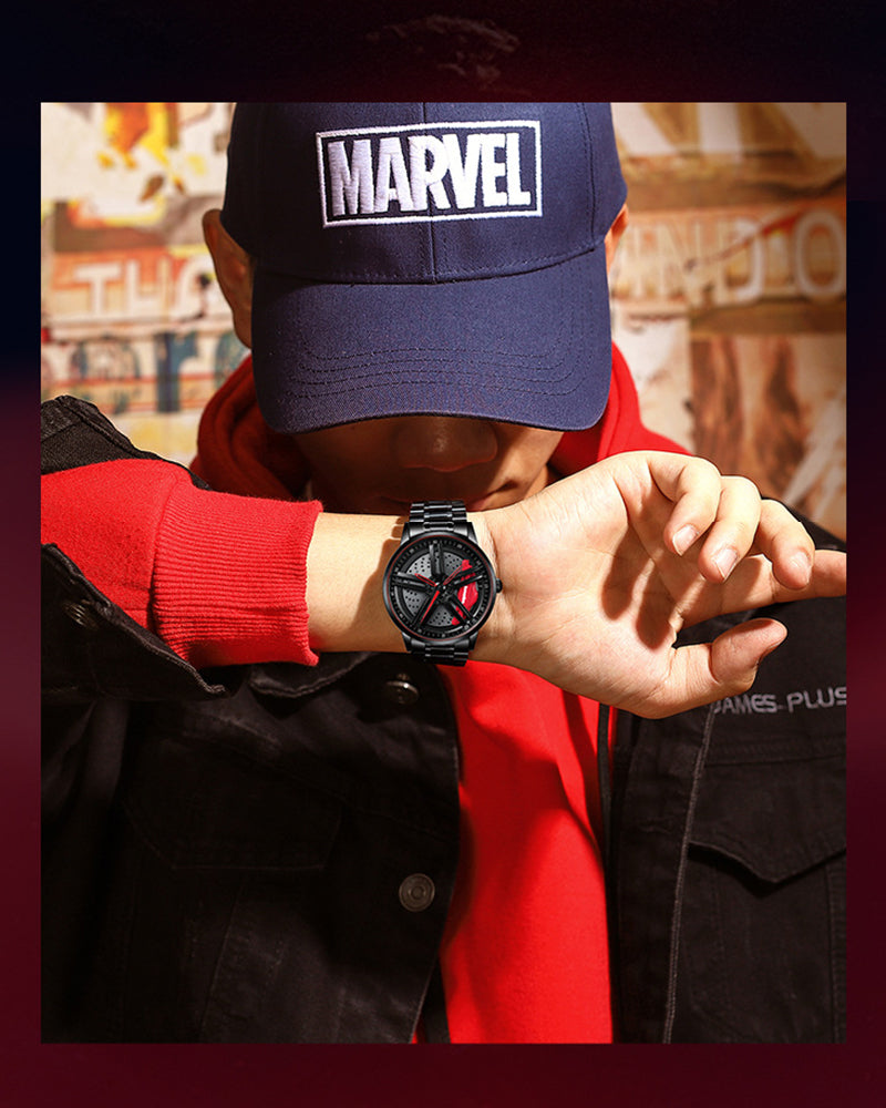 Techwear Fast &amp; Furious Car Wheel Non Spinning Watch