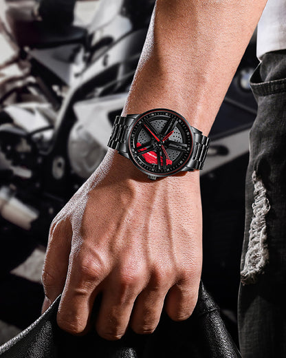 Techwear Fast &amp; Furious Car Wheel Non Spinning Watch