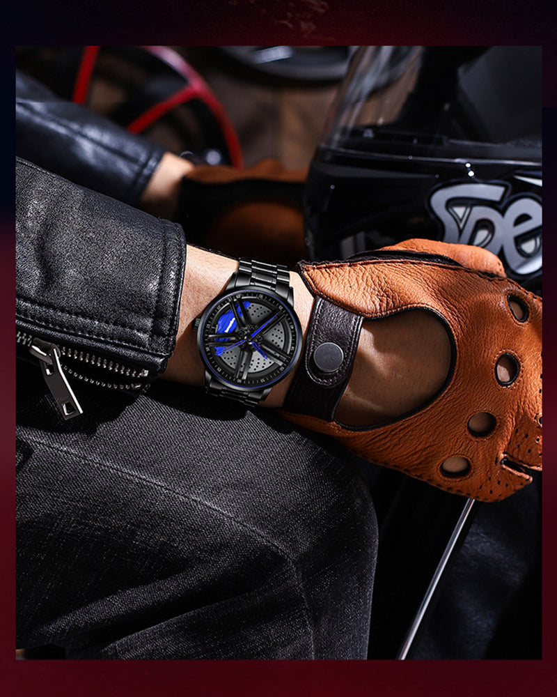 Techwear Fast &amp; Furious Car Wheel Non Spinning Watch