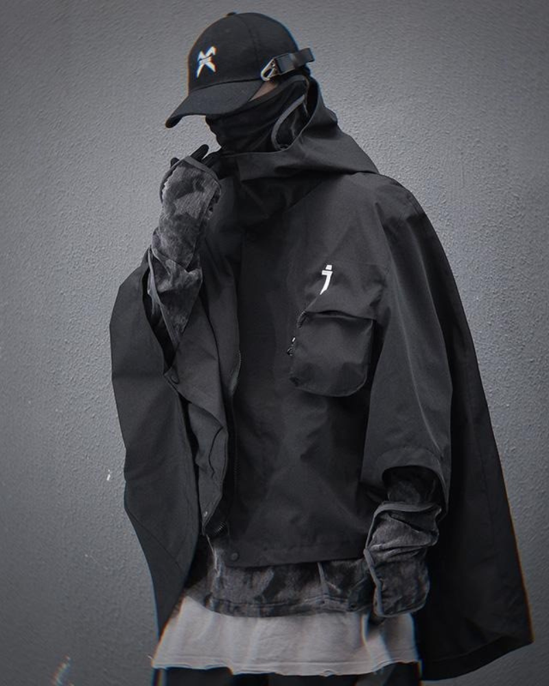 Techwear Functional Cape Jacket – Techwear Official