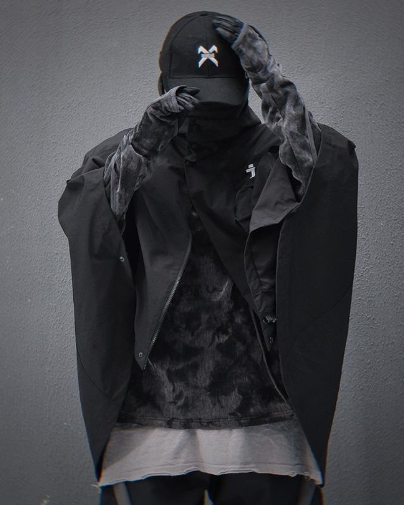 Techwear Functional Cape Jacket