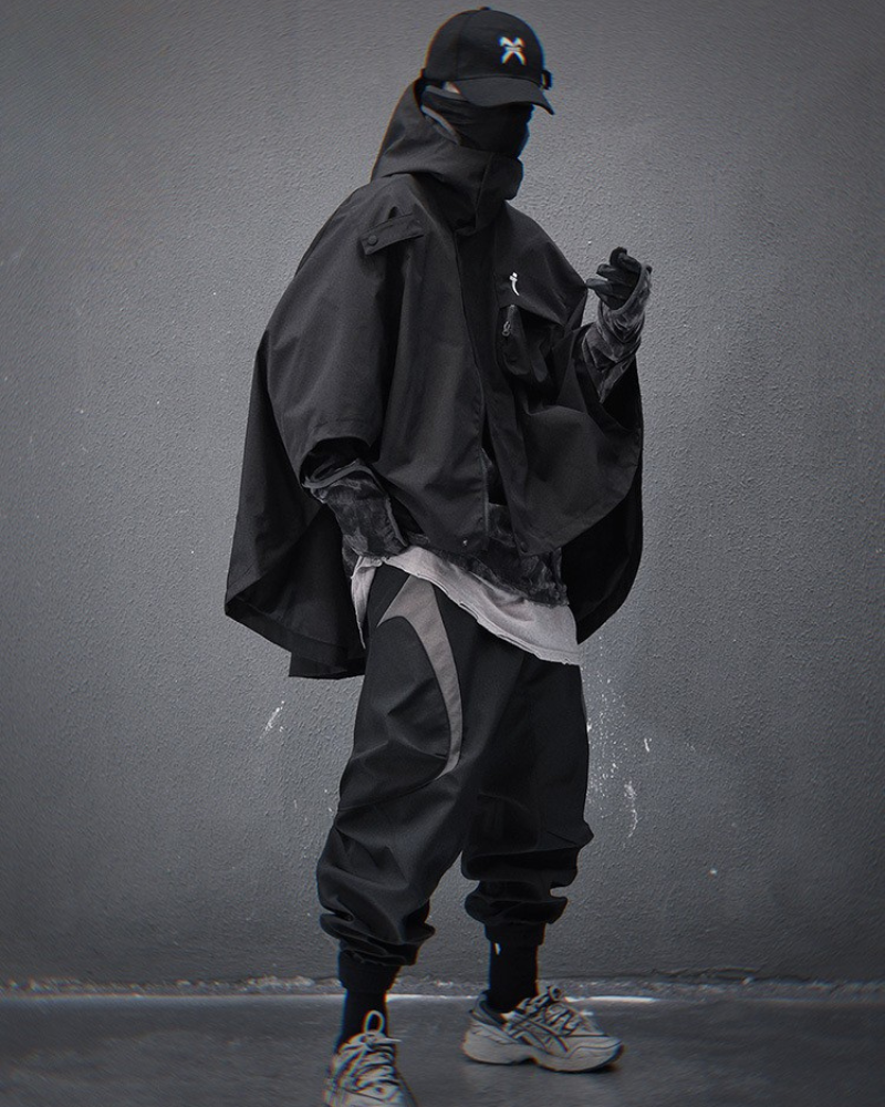 Techwear Functional Cape Jacket