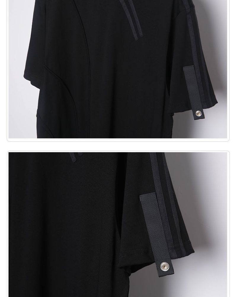 Techwear Functional Geometric Irregular T-Shirt