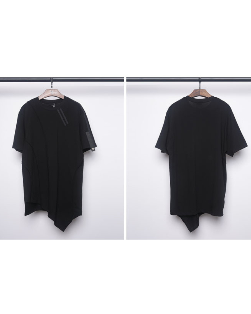 Techwear Functional Geometric Irregular T-Shirt