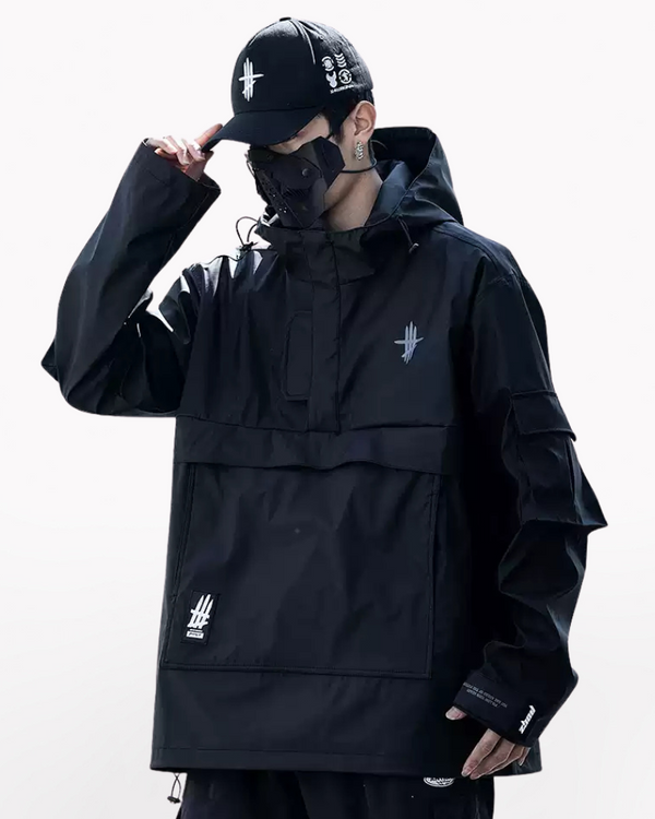 Techwear Functional Half-Zip Pullover Jacket