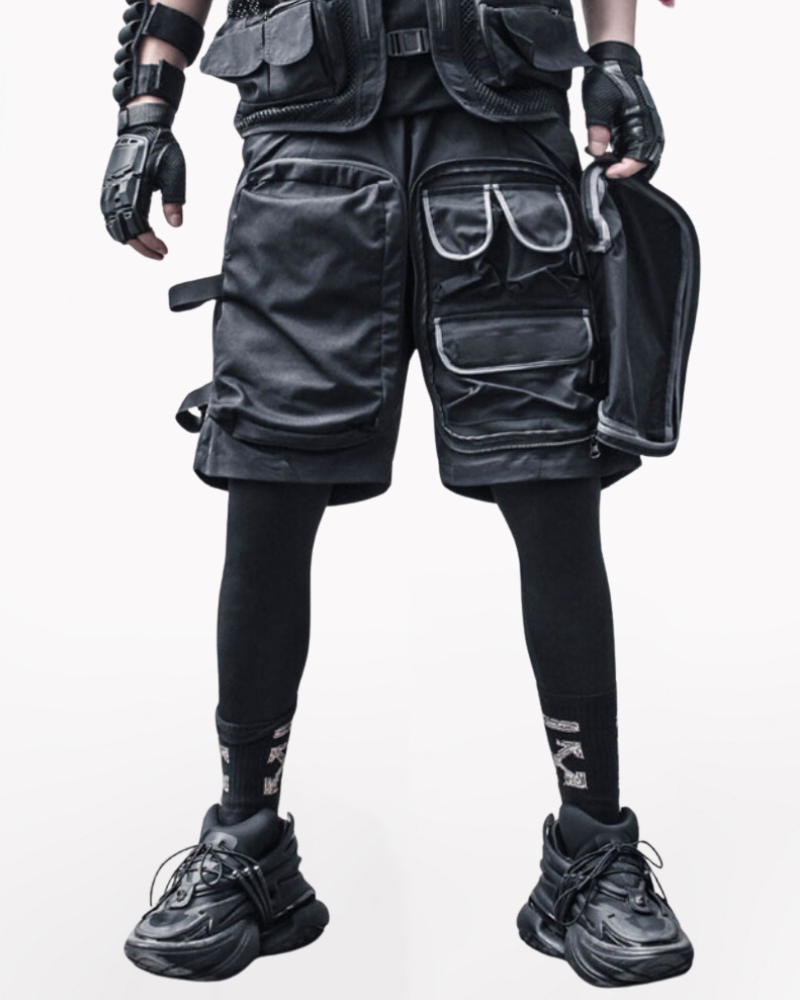 Techwear Multi-Pocket Cargo Streetwear Shorts