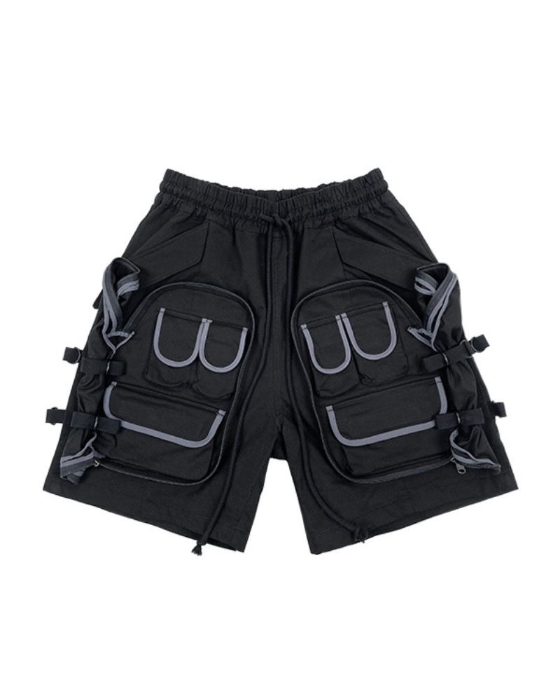 Techwear Multi-Pocket Cargo Streetwear Shorts