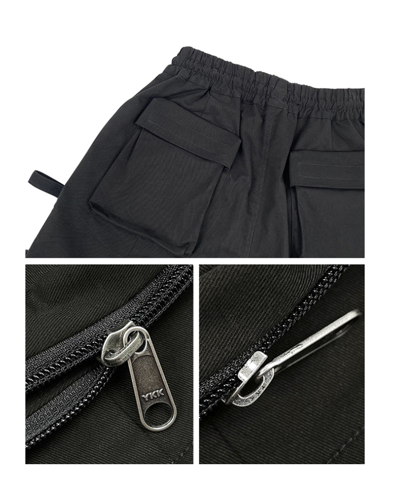 Techwear Multi-Pocket Cargo Streetwear Shorts