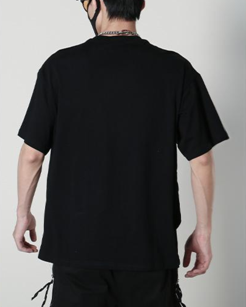 Techwear Functional Patchwork Cargo T-Shirt