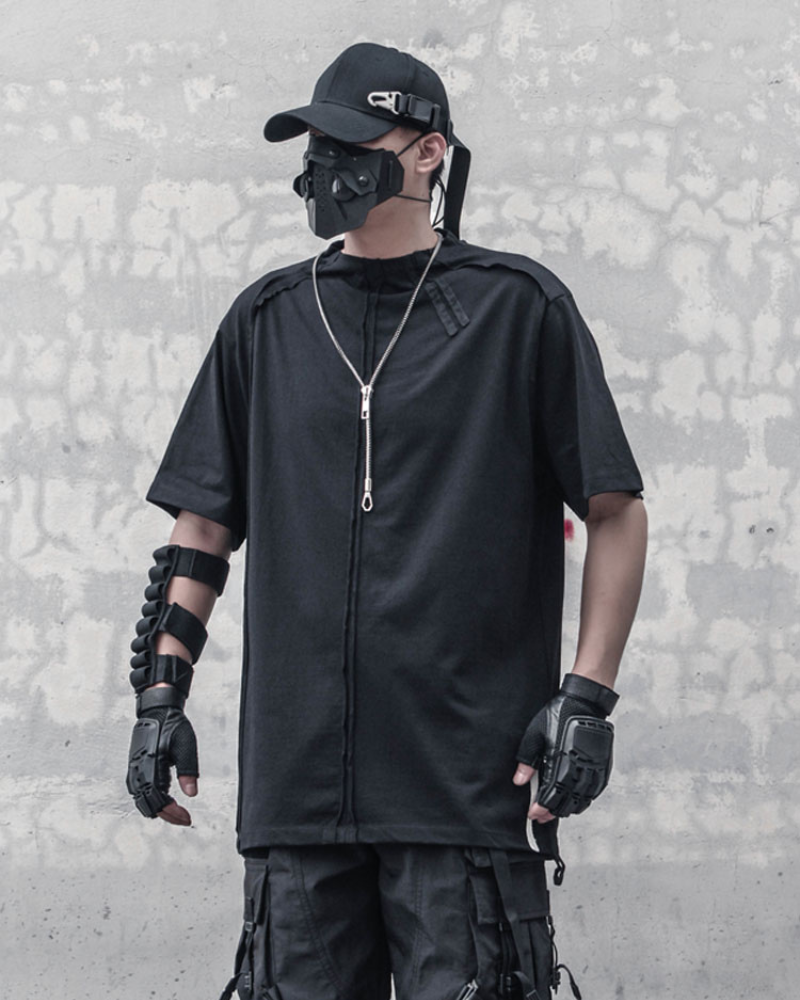 Japanese Techwear Splicing T-Shirt – Techwear Official